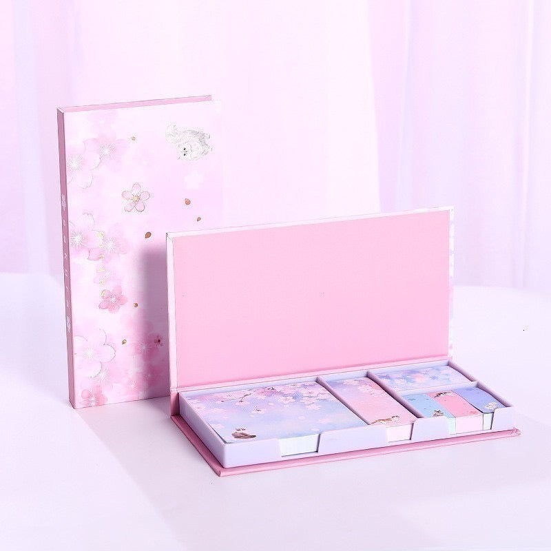 6pcs/set Creative Lovely Flower Memo Pad Set