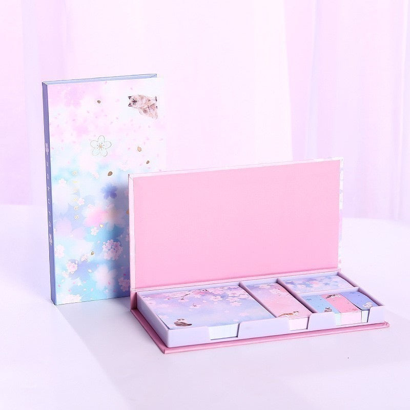 6pcs/set Creative Lovely Flower Memo Pad Set