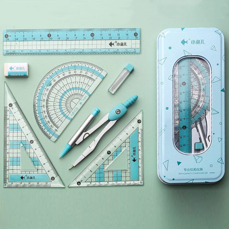 7pcs/set Student Multifunctional Drawing Tools