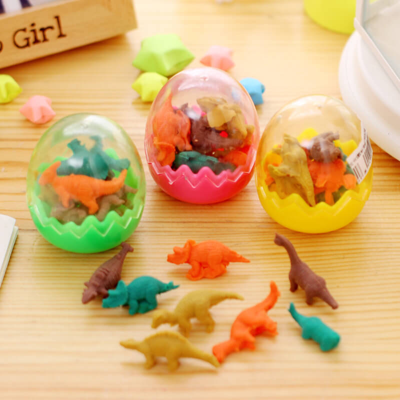 Creative Dinosaur Egg Shape Eraser