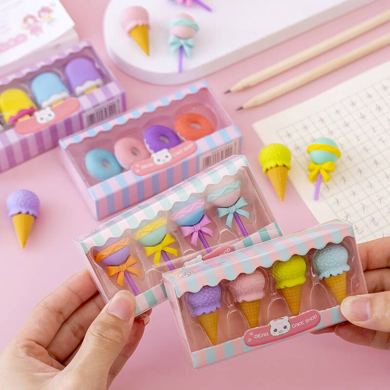 Creative Cartoon Snacks Shape Eraser