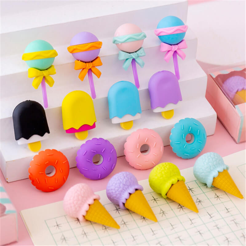 Creative Cartoon Snacks Shape Eraser