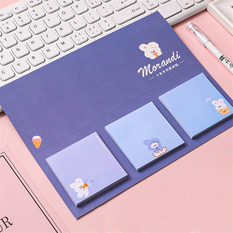 3pcs/set Cartoon Style Sticky Note