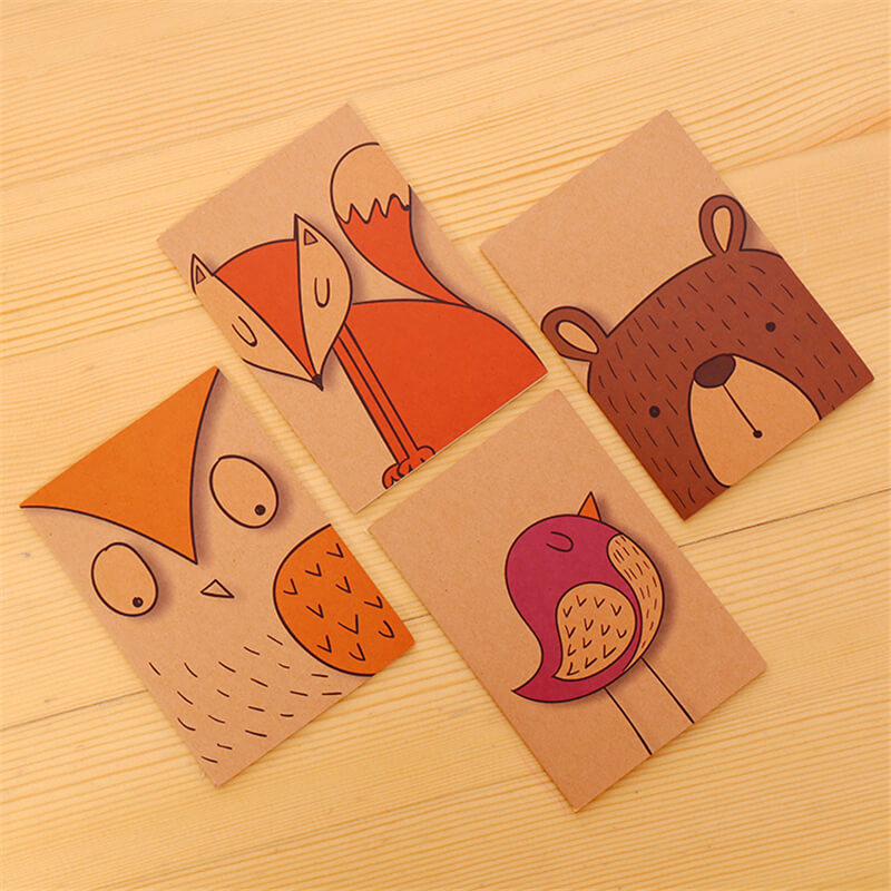 64K Brown Paper Cover Mini Notepad