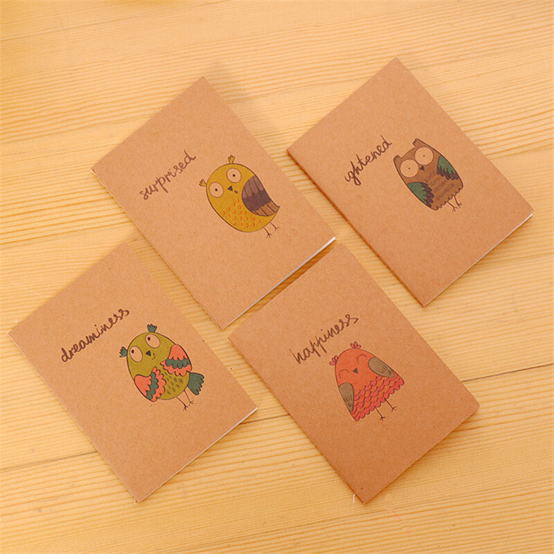 64K Brown Paper Cover Mini Notepad