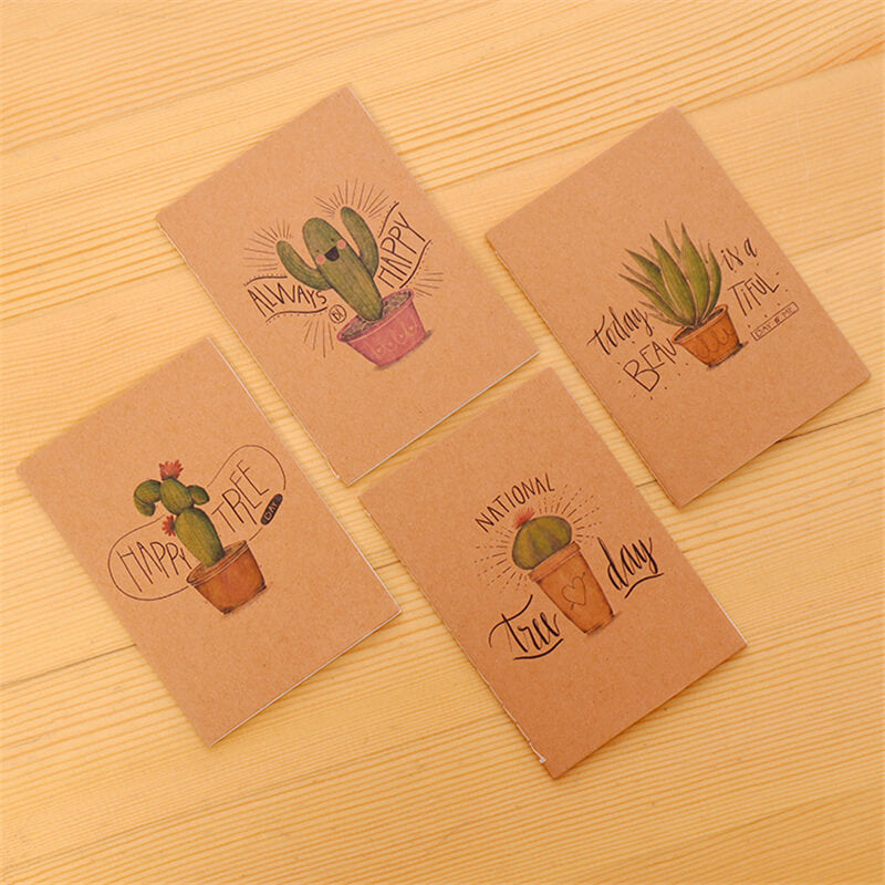 64K Brown Paper Cover Mini Notepad