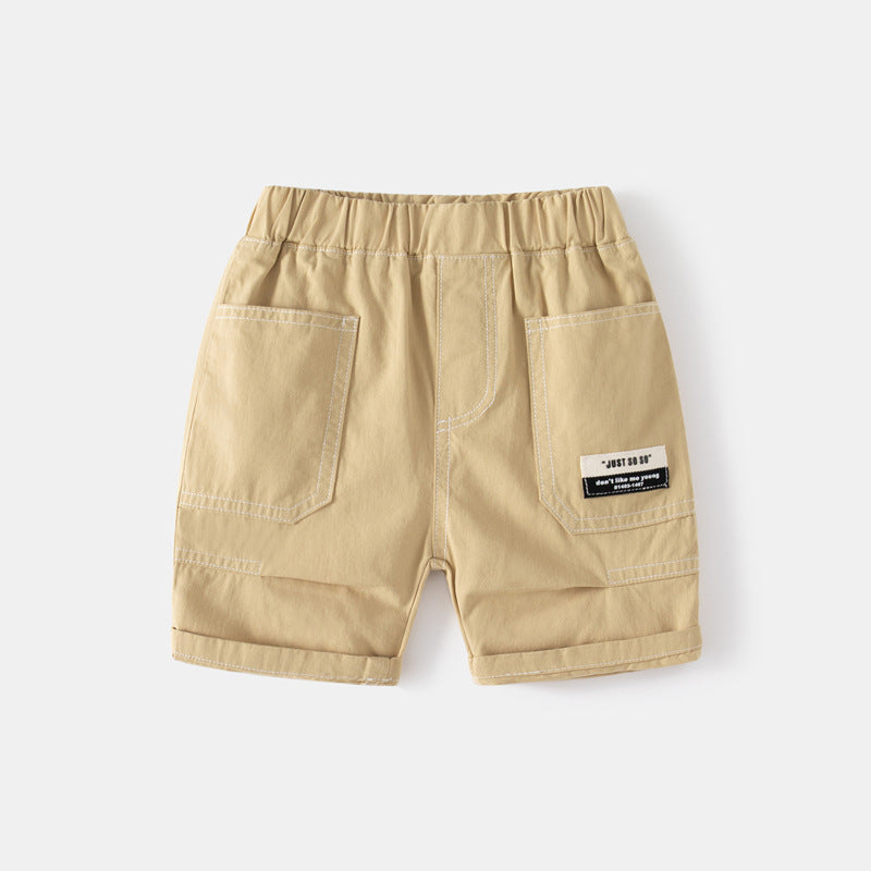 Children Kids Baby Fashion Boys Casual Sports Solid Color Shorts