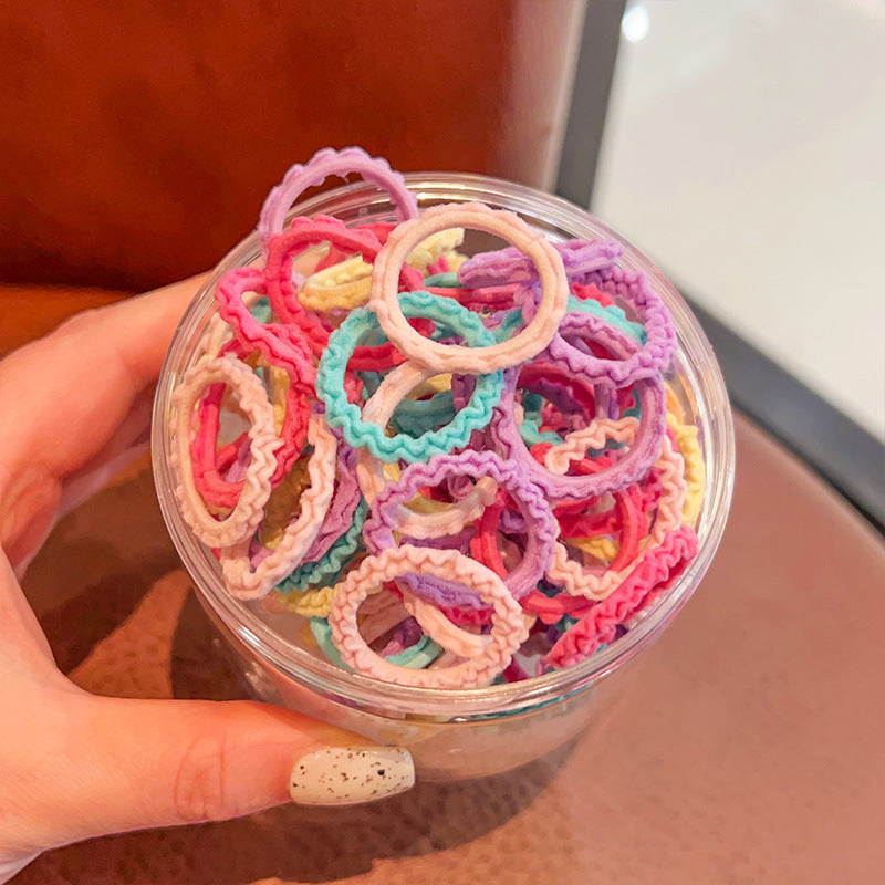Kids Girls Cute Sweet Multicolor Hair Rings