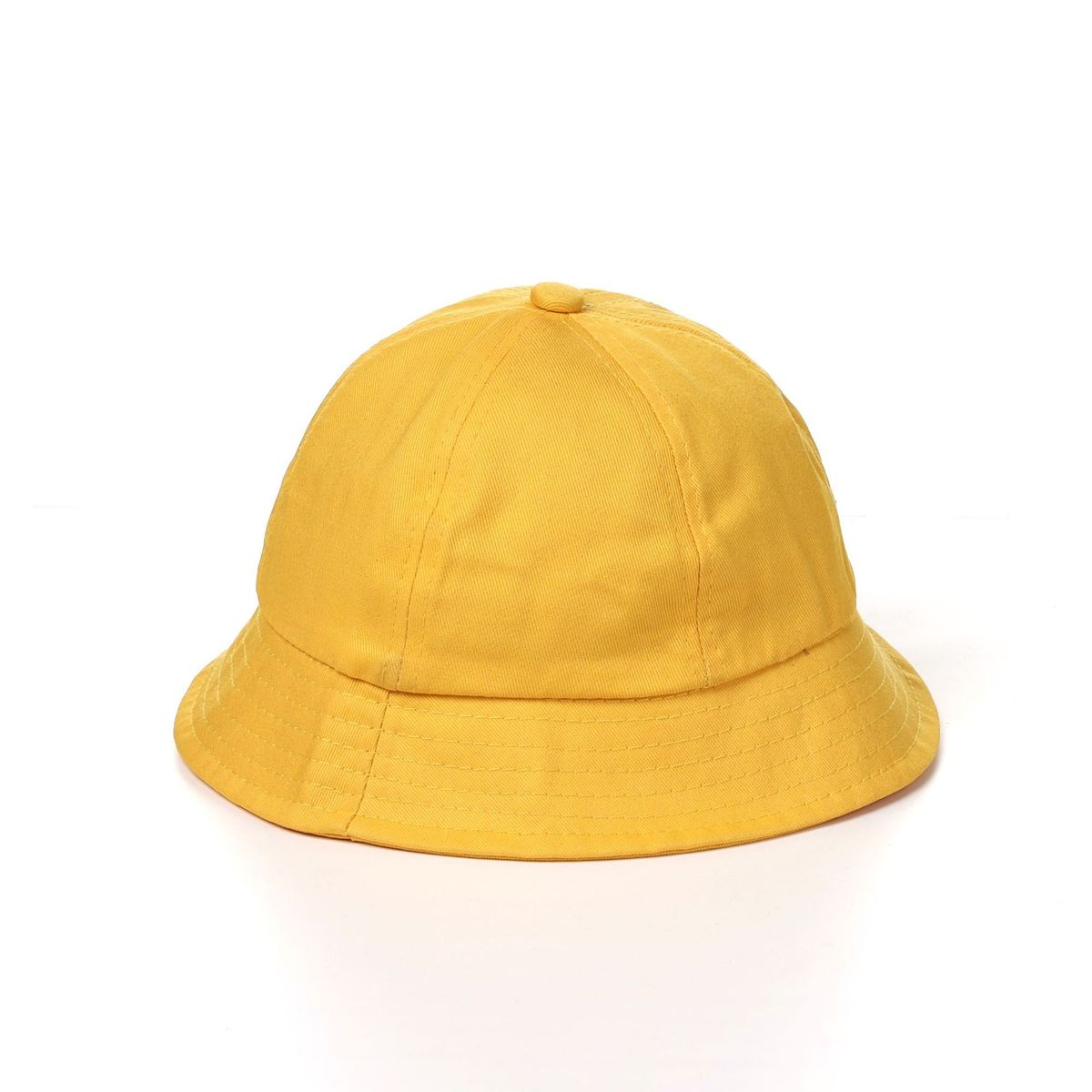 Children Simple Solid Color Sunscreen Bucket Hat
