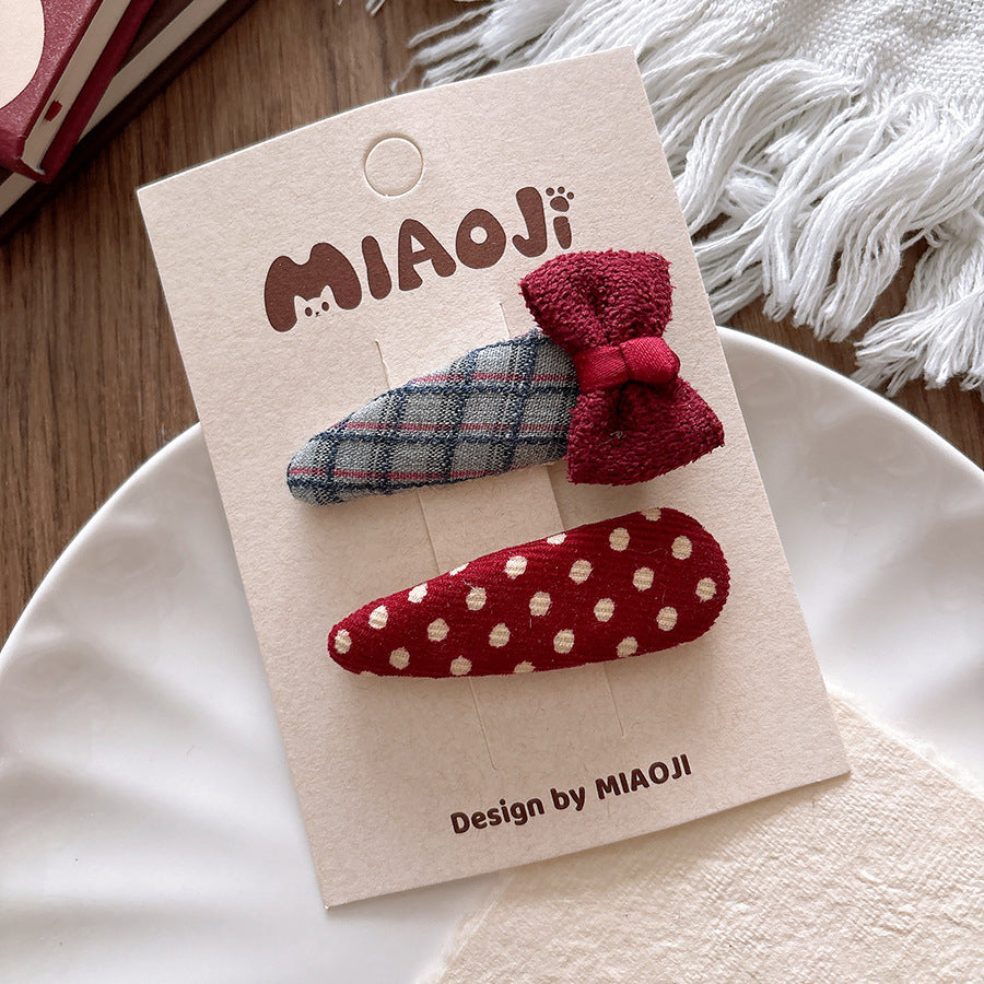 Kids Girls Sweet Cute Bow Hairpin