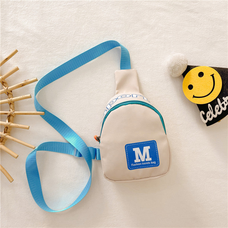 Kids Unisex Fashion Casual Cute Alphabet Chest Bag