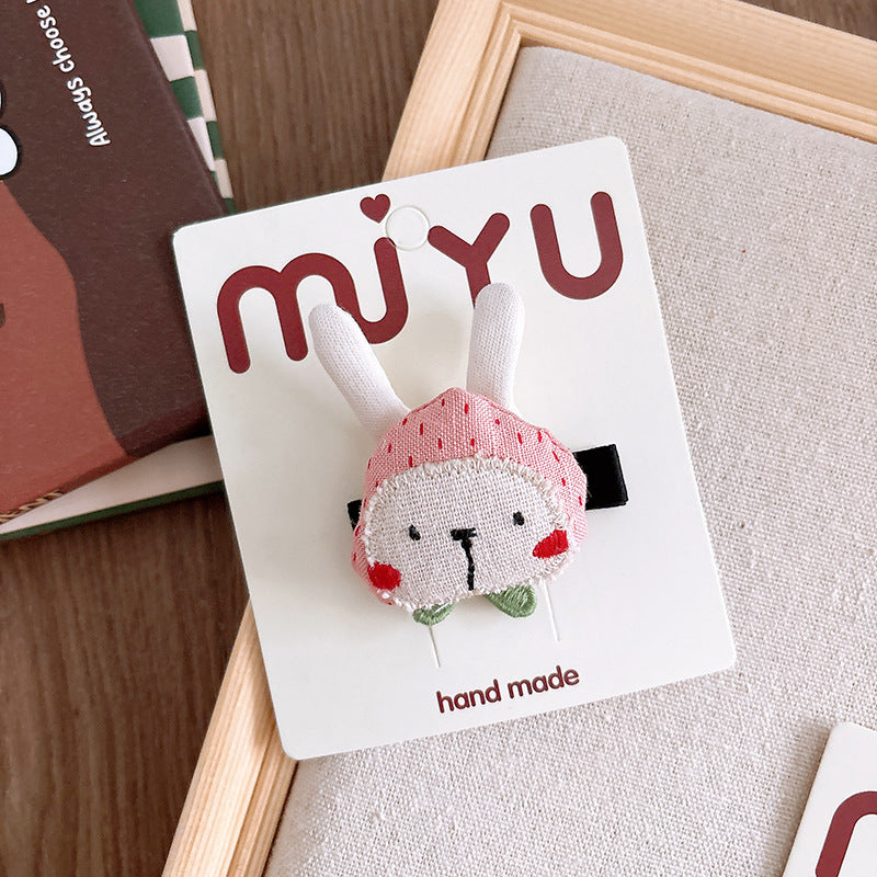 Kids Girls Sweet Cute Cartoon Hairpin