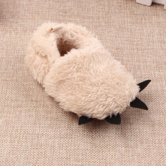 Kids Winter Warm And Cute Plush Claw Slippers