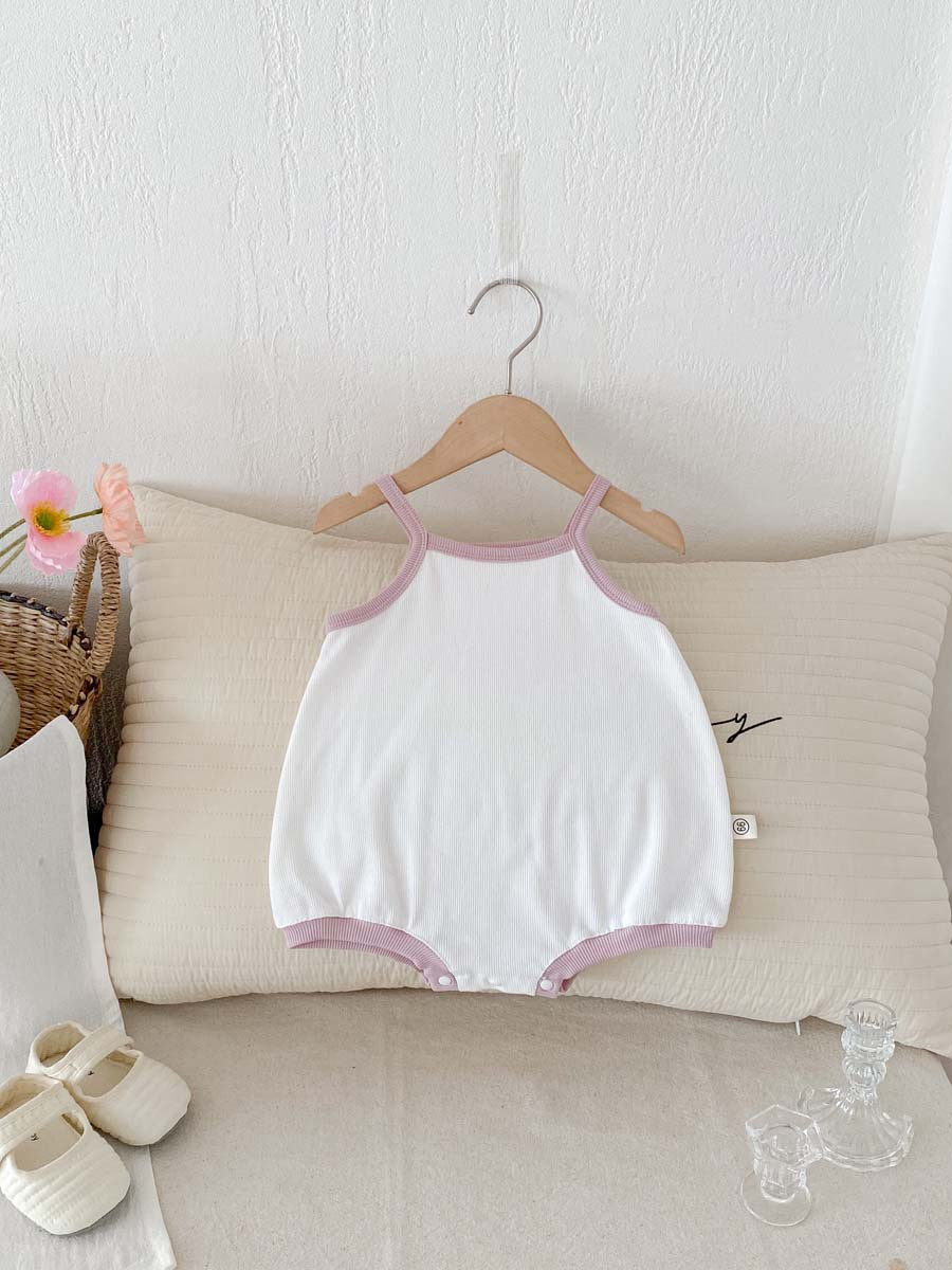 Kids Baby Boys Girls Casual Cute Sleeveless Romper