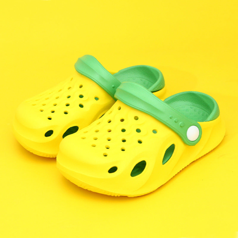 Children Kids Baby Fashion Girls Boys Hole Indoor Beach Slippers Shoes