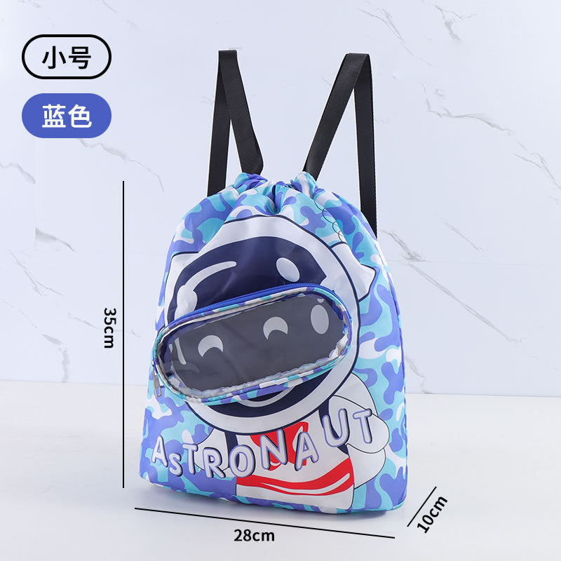 Waterproof Kids Swimming Storage Bag Dry And Wet Separate Storage Backpack