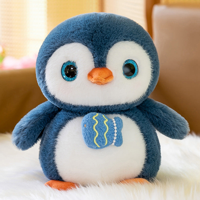 Cute Fishing Penguin Plush Toy
