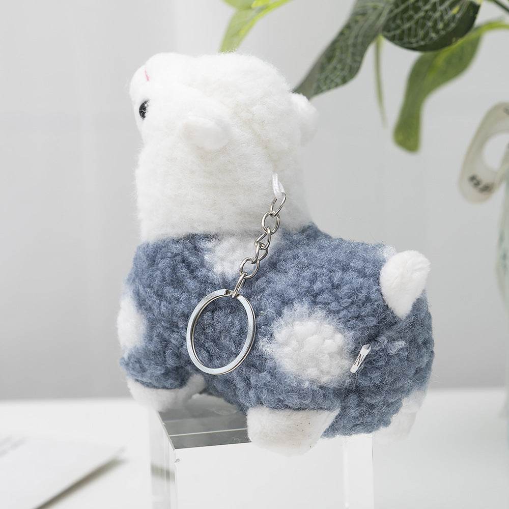 Alpaca Pendant Cute Cartoon Plush Toy Keychain