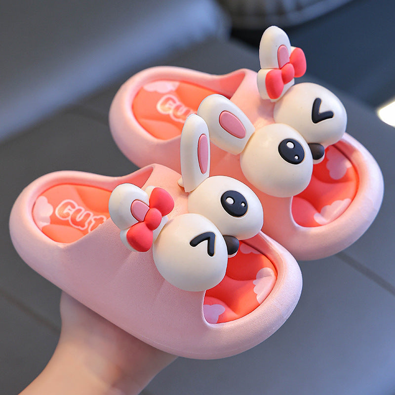 Kids Unisex Casual Cute Cartoon Thick-Soled House Slippers