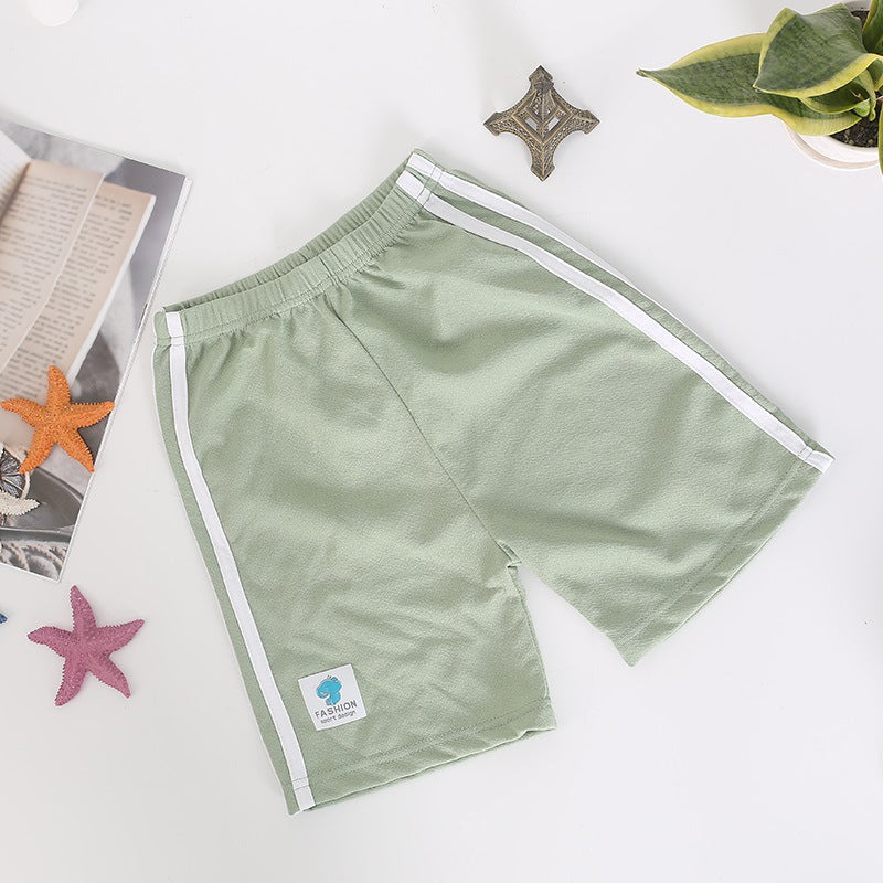 Children Kids Baby Fashion Girls Boys Stripes Casual Shorts