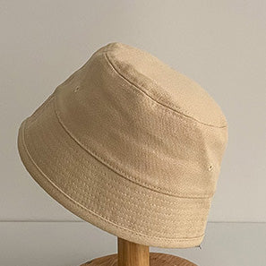 Children Fashion Simple Solid Color Sunscreen Bucket Hat
