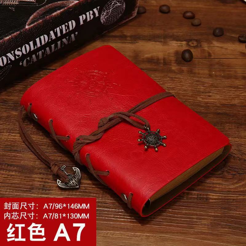 Vintage Pirate Loose-Leaf Notebook Kraft Paper Notebook