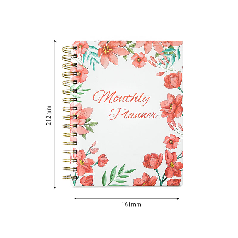 88 Pages A5 Agenda Planner Notebook Diary Weekly Monthly Planner Schedules Organizer Notebook For School Stationery Officer