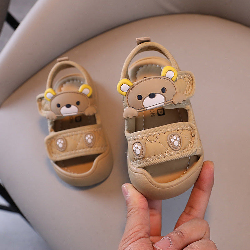 Kids Unisex Summer Casual Cute Velcro Sandals