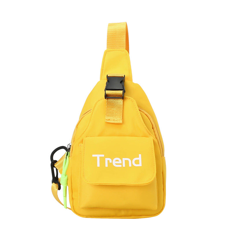 Kids Unisex Fashion Casual Cute Alphabet Chest Bag