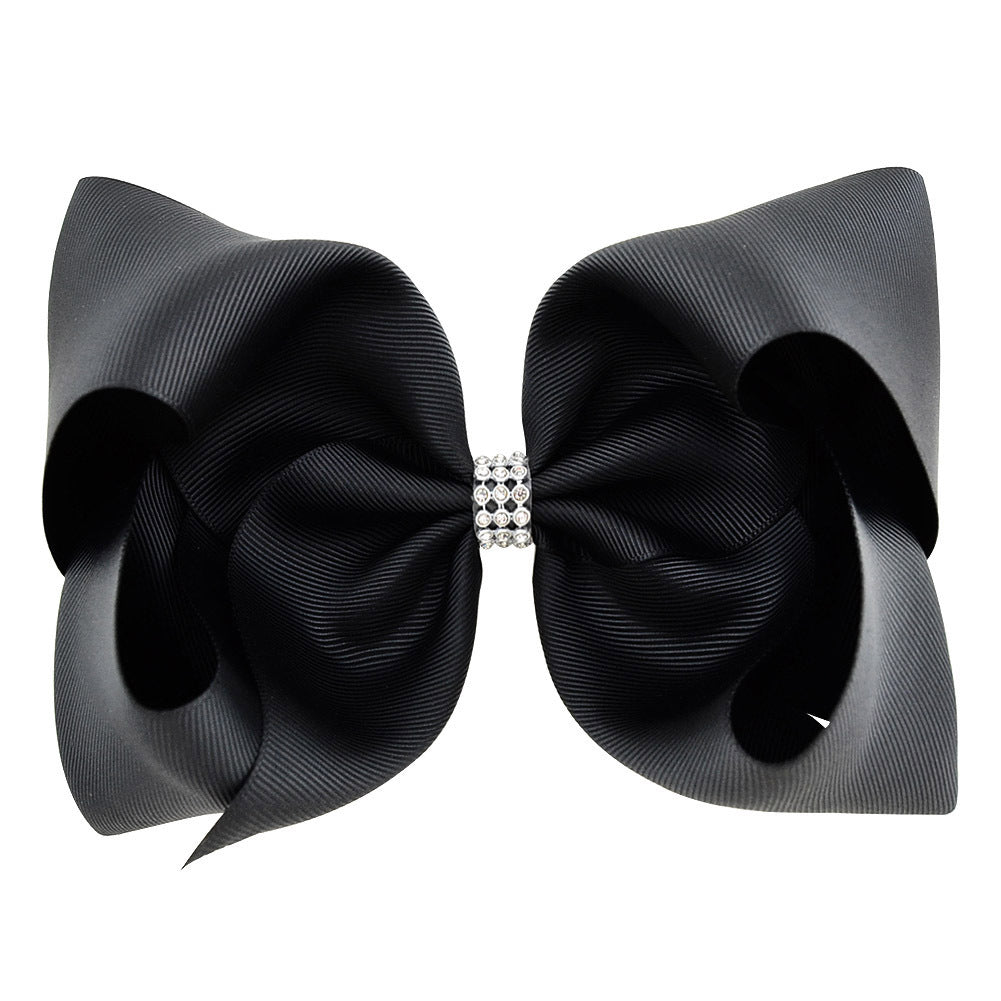 Children Fashion Solid Color 8 Inch Children'S Bow Headwear