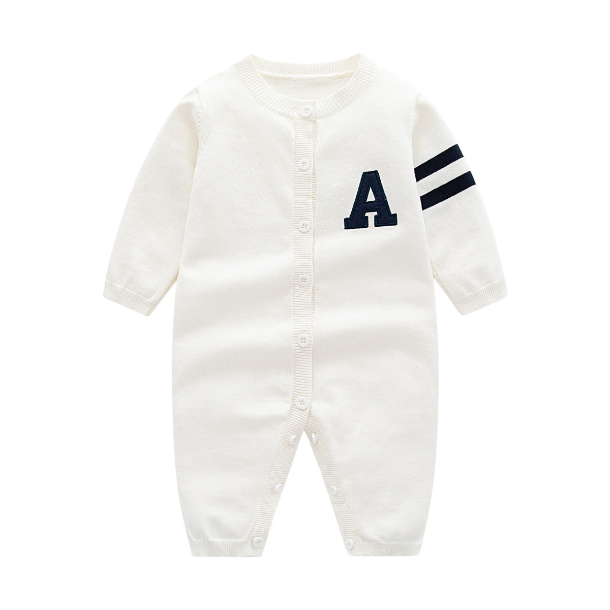 Winter Baby Fashion Letter Knit One Piece