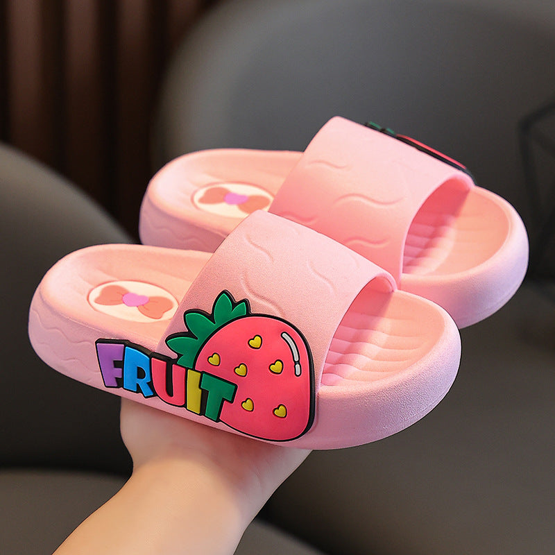 Kids Unisex Casual Cute Thick-Soled Flat Slippers