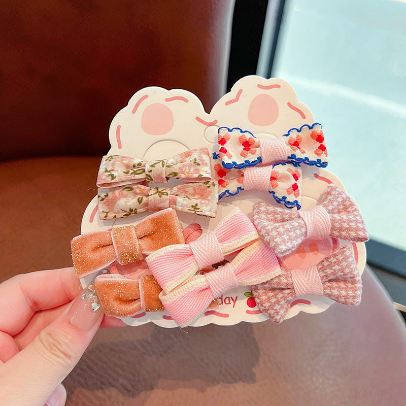 Kids Girls Cute Sweet Bow Hair Rings
