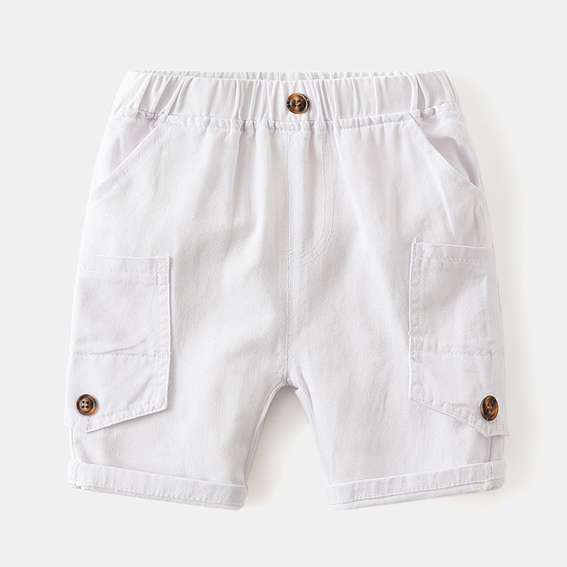 Children Kids Toddlers Fashion Boys Solid Color Shorts