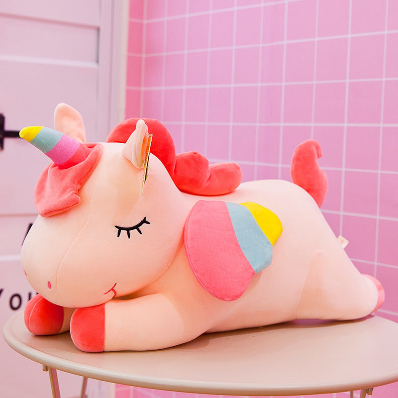 Cute Plush Rainbow Unicorn Doll