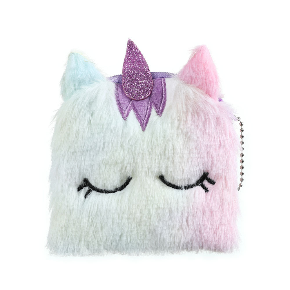 Unicorn Plush Coin Purse