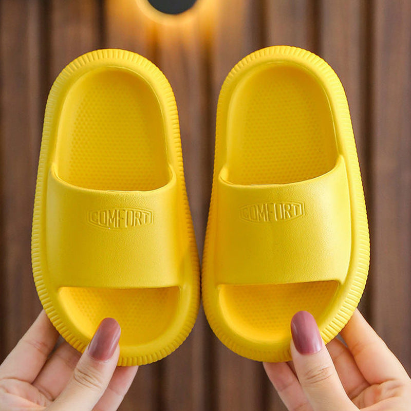 Children Kids Baby Fashion Girls Boys Candy Color Soft Sole Casual Slippers Shoes