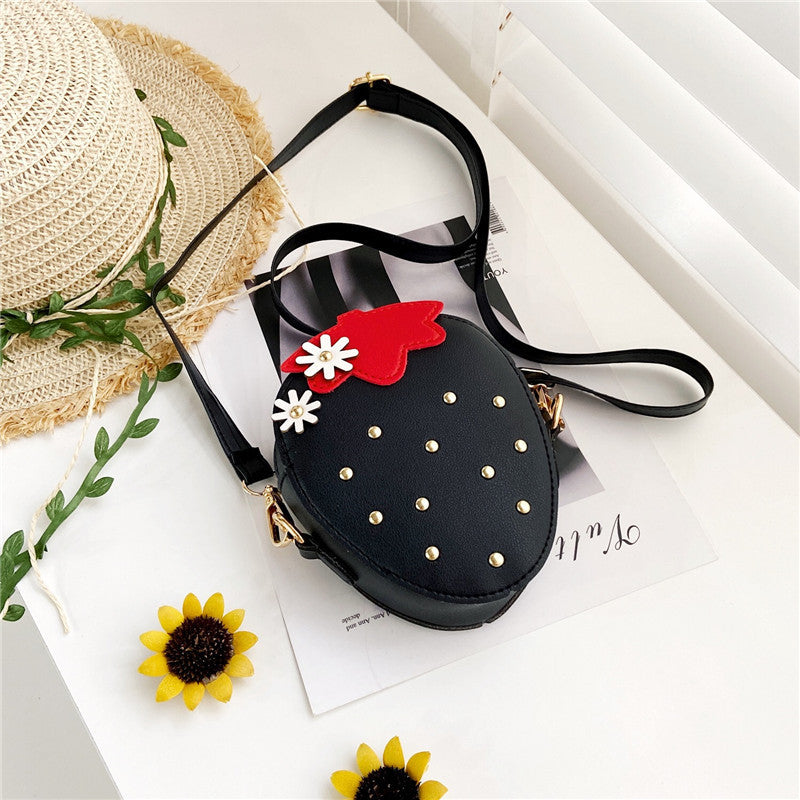 Kids Casual Cute Strawberry Crossbody Bag