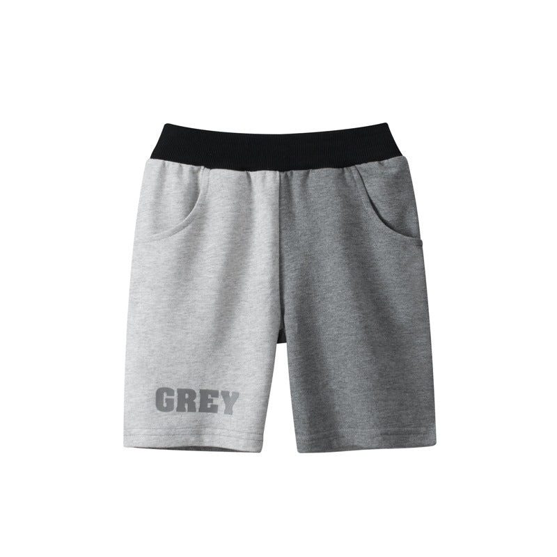 Children Kids Baby Fashion Boys Casual Basic Color Matching Shorts