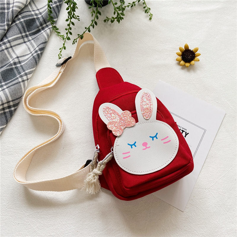 Kids Casual Cute Cartoon Chest Bag
