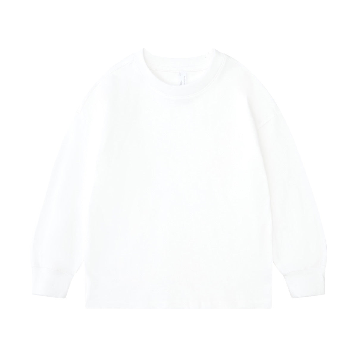 Children'S Casual Cotton Custom Logo Long Sleeve T-Shirt