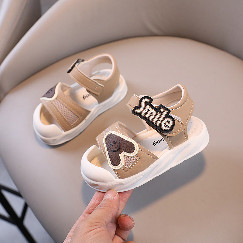 Kids Unisex Summer Casual Cute Velcro Sandals
