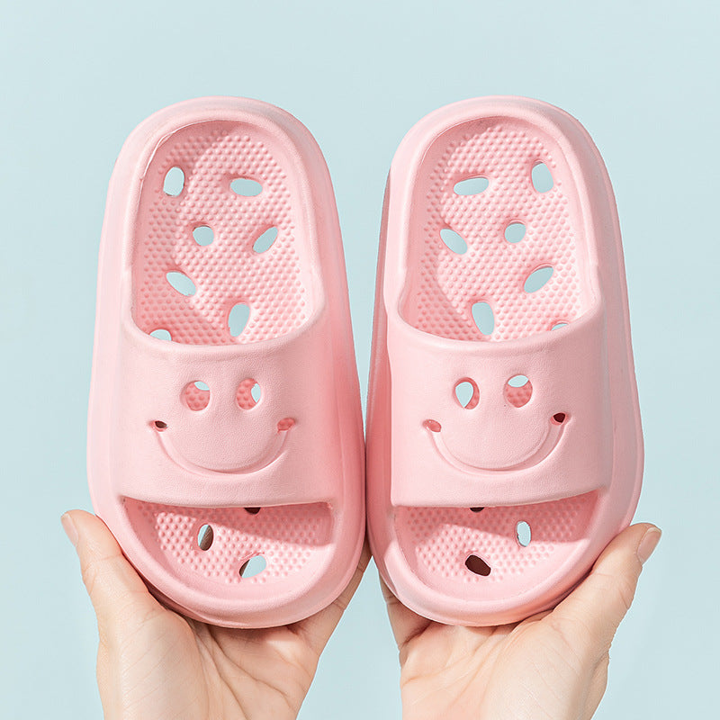 Children Fashion Smiley Girl Slippers