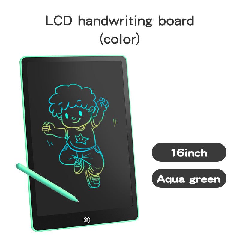 16 Inch Multicolor Lcd Writing Painting Board Educational Toys