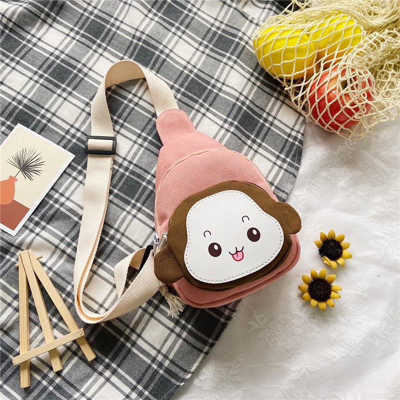 Kids Casual Cute Cartoon Chest Bag
