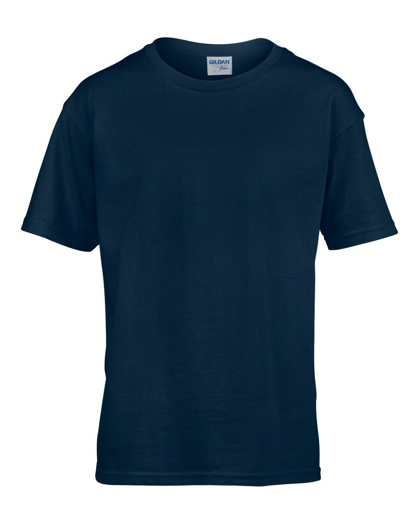 Children Casual Solid Color Short Sleeve T-Shirt Custom Logo