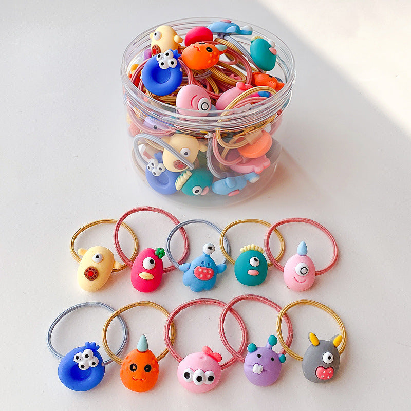 Kids Girls Cute Sweet Hair Rings