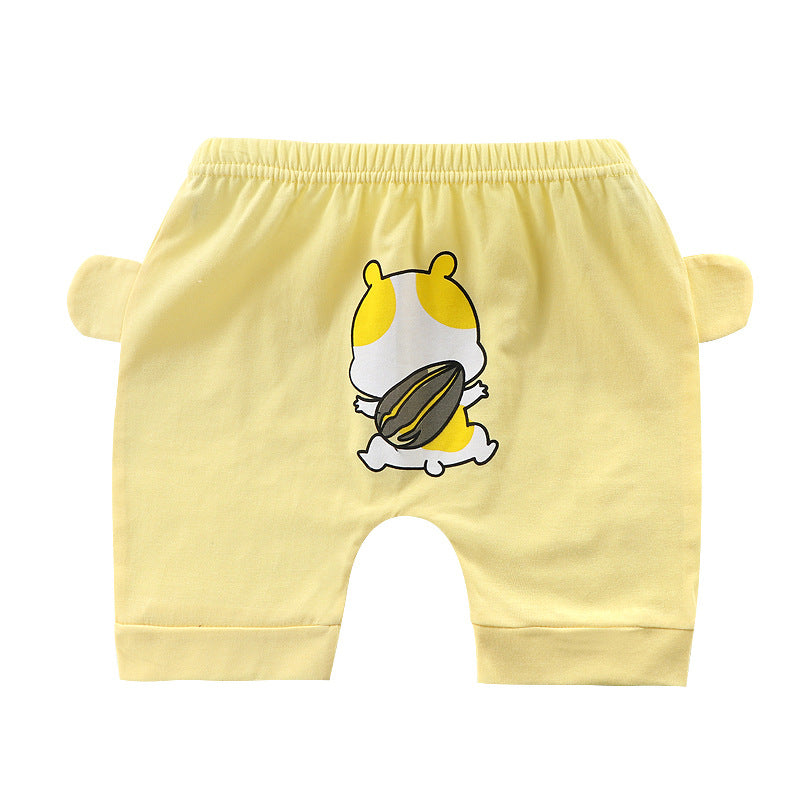 Toddlers Newborn Baby Fashion Girls Boys Casual Basic Print Loose Shorts