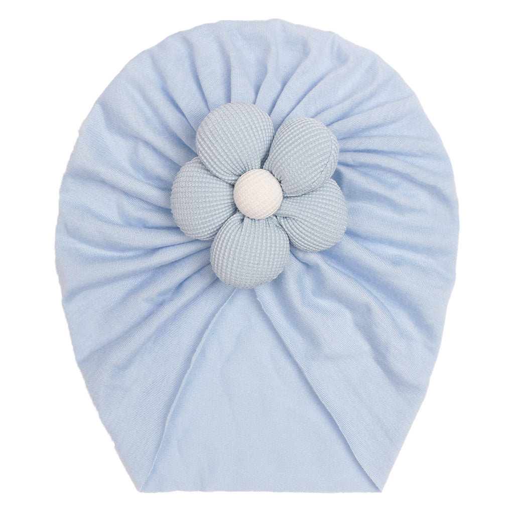 Newborn Cute Flower Turban Cap