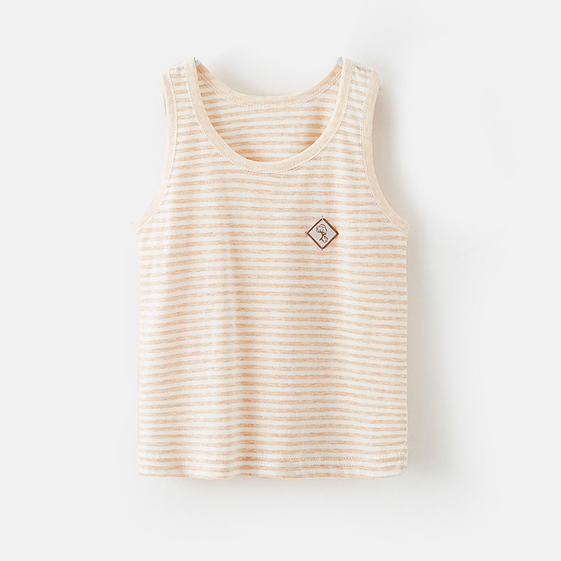 Kids Toddler Boys Girls Casual Cute Cartoon Print Tank Top